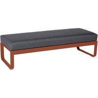 Fermob Gestoffeerde bank BELLEVIE - 20 okerrood - A3 grafietgrijs