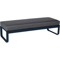 Fermob Gestoffeerde bank BELLEVIE - 92 abyssblauw - A3 grafietgrijs