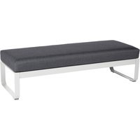 Fermob Gestoffeerde bank BELLEVIE - 01 katoenwit - A3 grafietgrijs