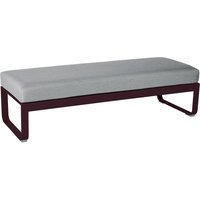 Fermob Gestoffeerde bank BELLEVIE - B9 zwarte kers - 79 Flanelgrijs