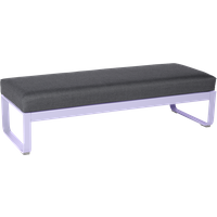 Fermob Gestoffeerde bank BELLEVIE - D1 Marshmallow - A3 grafietgrijs