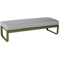 Fermob Gestoffeerde bank BELLEVIE - D3 Pesto - 79 Flanelgrijs