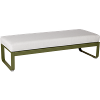 Fermob Gestoffeerde bank BELLEVIE - D3 Pesto - 81 witgrijs