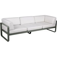 Fermob BELLEVIE club sofa 3 zits - 48 rozemarijn mat - 81 witgrijs