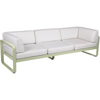 Fermob BELLEVIE club sofa 3 zits - 65 lindegroen mat - 81 witgrijs