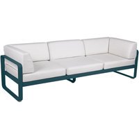Fermob BELLEVIE club sofa 3 zits - 21 acapulcoblauw - 81 witgrijs
