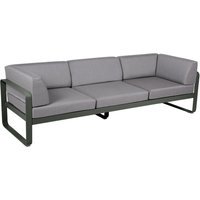 Fermob BELLEVIE club sofa 3 zits - 48 rozemarijn mat - 79 Flanelgrijs