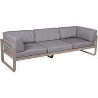Fermob BELLEVIE club sofa 3 zits - 14 muskaat - 79 Flanelgrijs