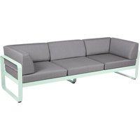 Fermob BELLEVIE club sofa 3 zits - A7 gletsjermunt - 79 Flanelgrijs