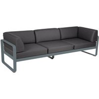 Fermob BELLEVIE club sofa 3 zits - 26 stormgrijs mat - A3 grafietgrijs