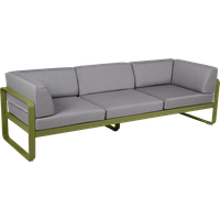 Fermob BELLEVIE club sofa 3 zits - D3 Pesto - 79 Flanelgrijs