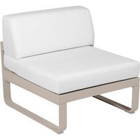 Fermob BELLEVIE Zitbank Module Midden - 14 muskaat - 81 witgrijs