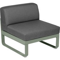 Fermob BELLEVIE Zitbank Module Midden - 82 cactus mat - A3 grafietgrijs