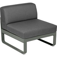 Fermob BELLEVIE Zitbank Module Midden - 48 rozemarijn mat - A3 grafietgrijs