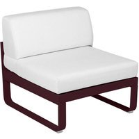 Fermob BELLEVIE Zitbank Module Midden - B9 zwarte kers - 81 witgrijs