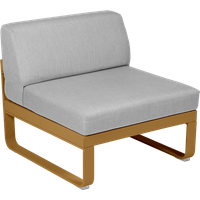 Fermob BELLEVIE Zitbank Module Midden - D2 peperkoek - 79 Flanelgrijs