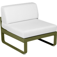 Fermob BELLEVIE Zitbank Module Midden - D3 Pesto - 81 witgrijs