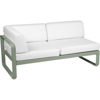 Fermob BELLEVIE hoekmodule links - 82 cactus mat - 81 witgrijs