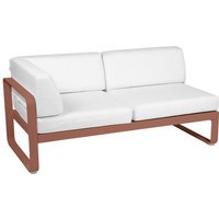 Fermob BELLEVIE hoekmodule links - 20 okerrood - 81 witgrijs