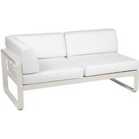 Fermob BELLEVIE hoekmodule links - A5 leemgrijs - 81 witgrijs