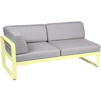 Fermob BELLEVIE hoekmodule links - A6 citroensorbet - 79 Flanelgrijs