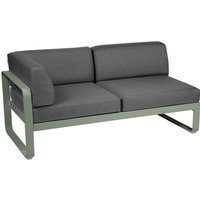 Fermob BELLEVIE hoekmodule links - 82 cactus mat - A3 grafietgrijs