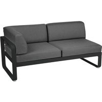 Fermob BELLEVIE hoekmodule links - 42 drop mat - A3 grafietgrijs