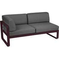 Fermob BELLEVIE hoekmodule links - B9 zwarte kers - A3 grafietgrijs