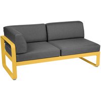 Fermob BELLEVIE hoekmodule links - C6 Honing structuur - A3 grafietgrijs