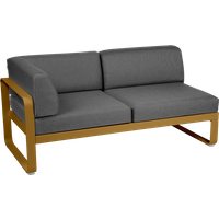 Fermob BELLEVIE hoekmodule links - D2 peperkoek - A3 grafietgrijs