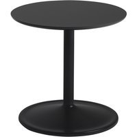 Muuto Soft Side Tafel laag - zwart - Ø41