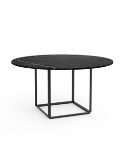 New Works Florence Dining Table - black marquina marble - Ø 145 cm