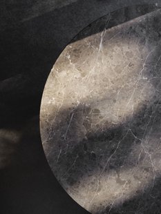 New Works Florence Coffee Table - gris du marais