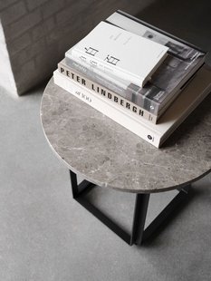 New Works Florence Side Table - gris du marais
