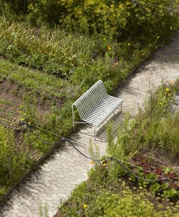 HAY Palissade Eetkamerbank zonder armleuning - antraciet