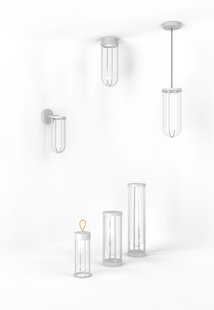Flos In Vitro unplugged draagbare lamp - wit