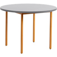 HAY Two Colour Tafel rond - grijs - oker - Ø 105 cm