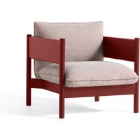HAY Arbour Club Fauteuil - Atlas 621 - beuken, rood gelakt