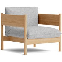 HAY Arbour Club Fauteuil - Hallingdal - 110 - beige/grijs - Eiken, geolied en met was behandeld