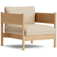 HAY Arbour Club Fauteuil - Hallingdal 220 Beige - Eiken, geolied en met was behandeld