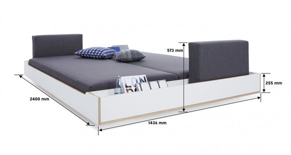 Müller Möbelwerkstätten Maude rugkussen - Kvadrat Fiord 2 571