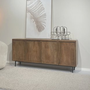 Livingfurn Dressoir 'Elan' Mangohout, 180cm