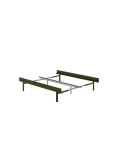 Moebe Bed 90-180 cm - pine green - Höhe 39 cm