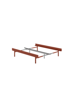 Moebe Bed 90-180 cm - terracotta - Höhe 39 cm