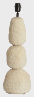Light & Living Tafellamp 'Marree' Papier Maché, 52cm, kleur Crème (excl. kap)