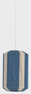 Light & Living Hanglamp 'Kozana' 30cm, kleur Blauw/Crème