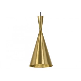 Tom Dixon Beat Tall LED Hanglamp - messing geborsteld