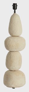 Light & Living Tafellamp 'Marree' Papier Maché, 72cm, kleur Crème (excl. kap)