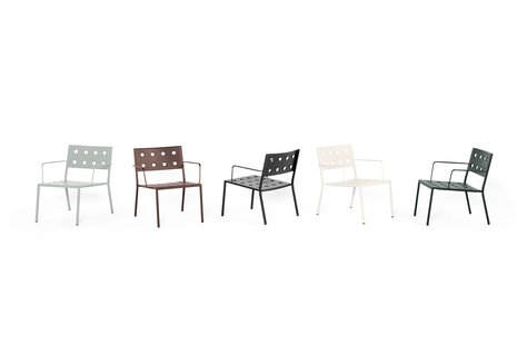 HAY Balcony Loungearmleunstoel - anthracite