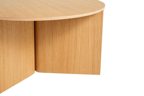 HAY Slit Tafel Wood rond XL - eiken helder gelakt